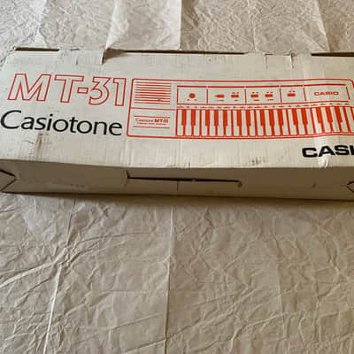 Casio MT-31 Casiotone MT31 37-Key Semi Analog Keyboard MIJ 1980's White RARE MINT in orignal box with Users Manual booklet image 22