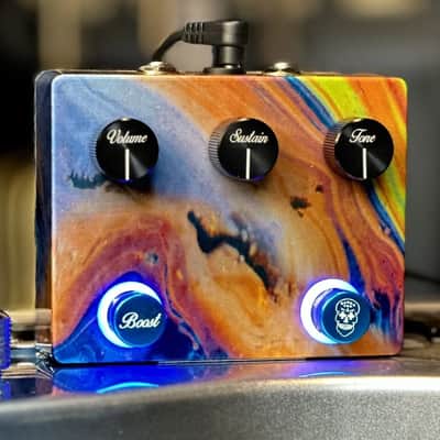 Flattley Boutique Effects Pedals Guitar Platinum Range - Solaris Pro Fuzz Pedal with Boost image 3