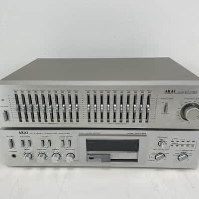 Akai EA-G80 Graphic Equalizer + AM-U04 Amplifier Set image 1