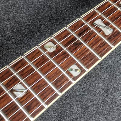 Canvas CSAS Semi-Hollow Electric Guitar Sunburst Finish Bild 6