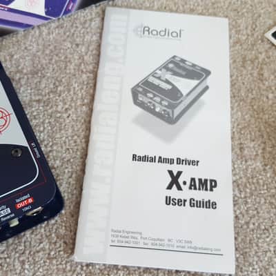 Immagine Radial X-AMP Active Reamping Device 2010s - Blue - 9
