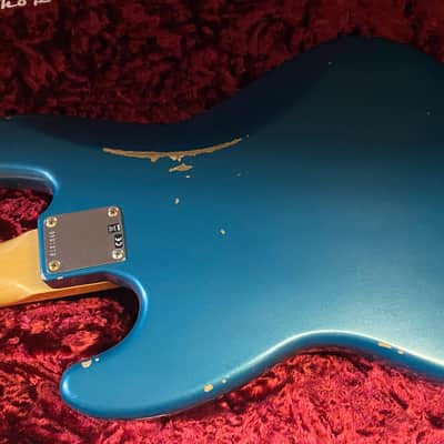 NEW Old Stock! 2022 Fender Custom Shop '60 Jazz Bass Relic - Ocean Turquoise - 9.6 lbs - Authorized Dealer - R121248 image 5