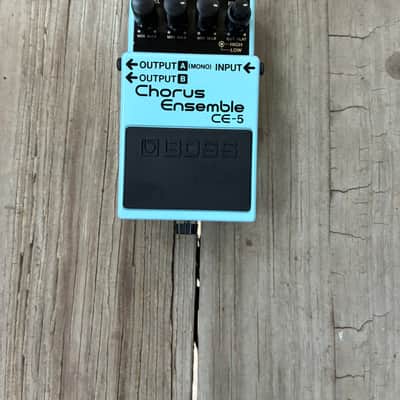 Boss CE-5(a) Chorus Ensemble (Dark Gray Label) 2001 - Present - Blue electric guitar pedal image 2