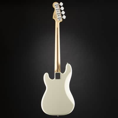 Fender AS Steve Harris P-Bass MN OWH Olympic White - 4-String Electric Bass image 3