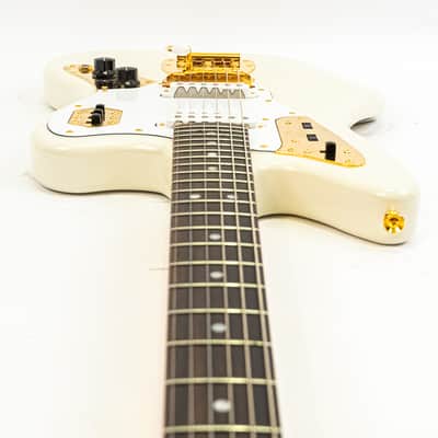 2025 Fender MIJ Traditional II Late '60s Jaguar White Pearl with Gigbag image 8