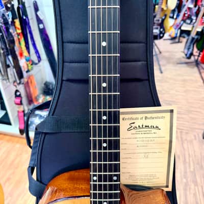 ✨MINT✨ 2024 Eastman AC122-1CE DLX Deluxe Electro Acoustic Guitar~ Natural + Bag image 12
