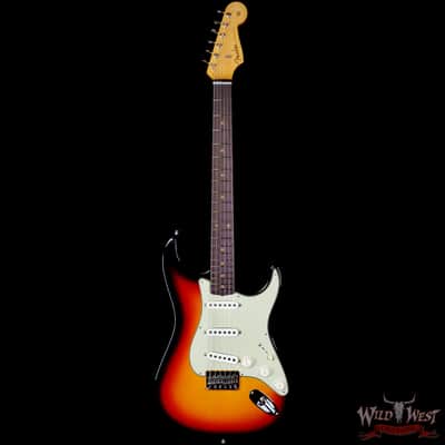 2023 Fender Custom Shop 1959 Hardtail Stratocaster Time Capsule Package TCP Chocolate 3-Color Sunburst 7.30 lbs image 3