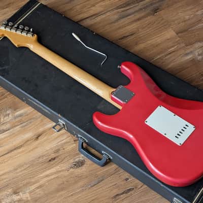 1984 Tokai Goldstar Sound TST-55 Electric Guitar Vintage RARE Pearl Pink Metallic All Original image 18