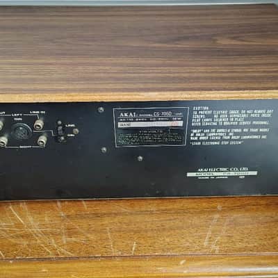 Akai CS 705D cassette deck in excellent condition, serviced - 1980's image 4