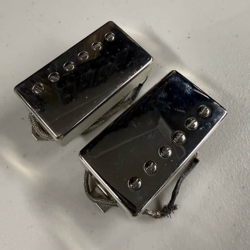 Gibson '57 Classic Humbucker Set Bridge is '57+ N 8.21k B 9.20k 2000's (P-335) image 1