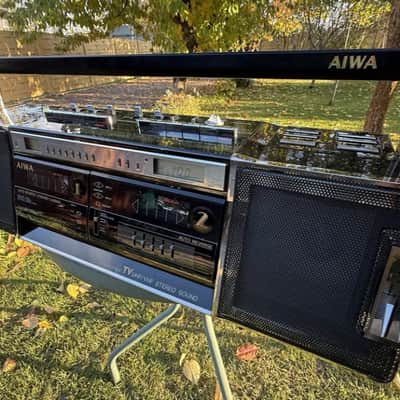 AIWA CS-W90 👉MINT Rare Vintage Cassette Deck Boombox Japan Warranty 1980s image 24
