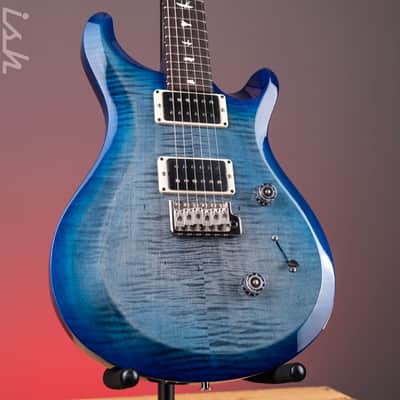 PRS S2 Custom 24 Electric Guitar Faded Gray Black Blue Burst image 1