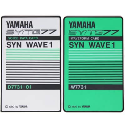 Yamaha SY77 TG77 Syn Wave 1 Sound Card Set Rom For Yamaha SY77 and Yamaha TG77