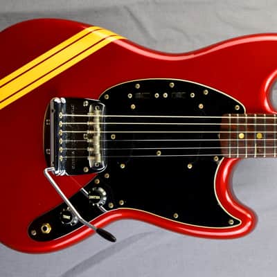 FENDER  Mustang MG' Racing Competition 1977 - CAR Candy Apple Red - USA Import image 3