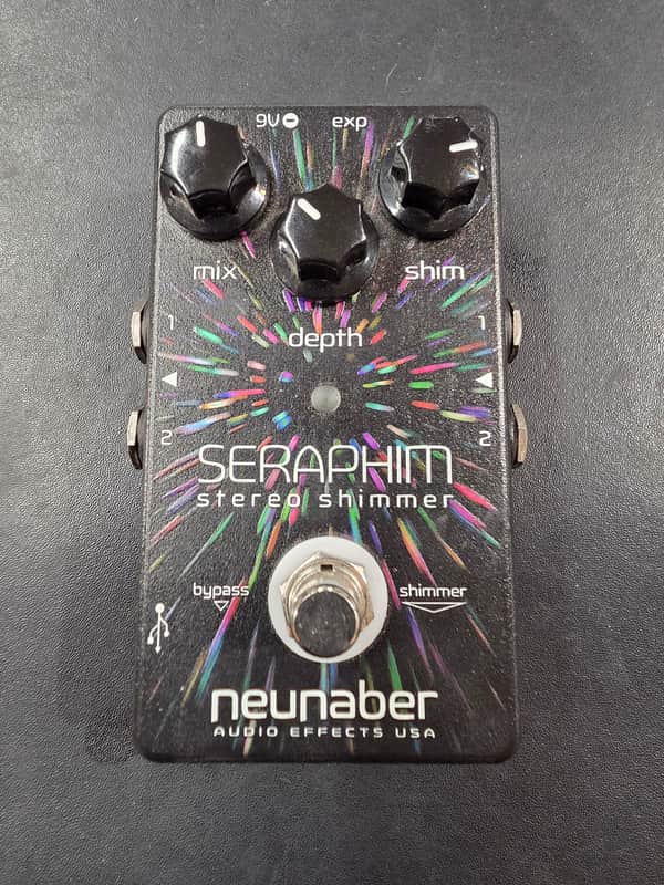 Neunaber Audio Elements Series Seraphim Shimmer Stereo - Black/Rainbow image 1