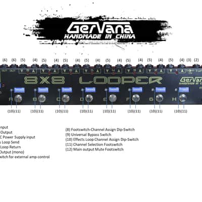 Gervana Jia Zi 8-Channel Guitar Effects Switching System image 2