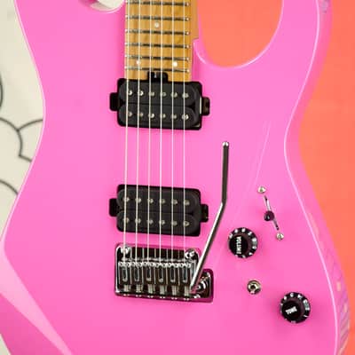 Charvel Pro-Mod DK24 HH 2PT CM, Caramelized Maple Fingerboard, Bubblegum Pink image 6