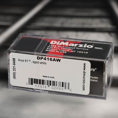 DiMarzio DP416AW Area 61 Single Coil Pickup - Aged White image 2