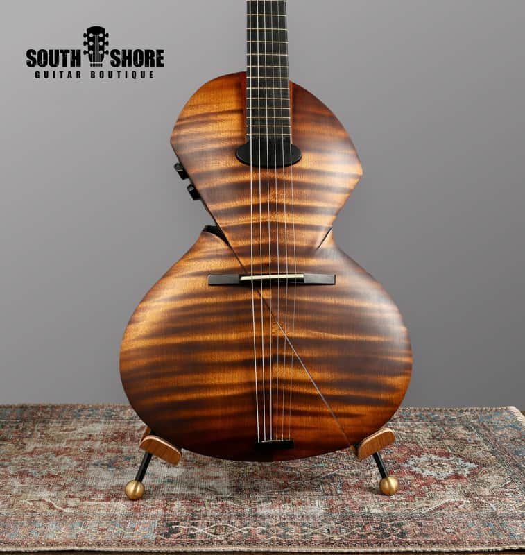 Ergon Acores-CCP - 2022 - Natural Figured Maple Top, Hollow Body, 4lbs 8.5oz (Authorized Ergon Dealer) image 1