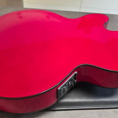 Gibson EC-10 Standard 1998 Special Limited Edition Cherry Red EC10 Pro Studio Guitar American 90s USA Acoustic Electric Thin Thinline Jumbo Stage Songwriter Light Lightweight Only 2kg image 19