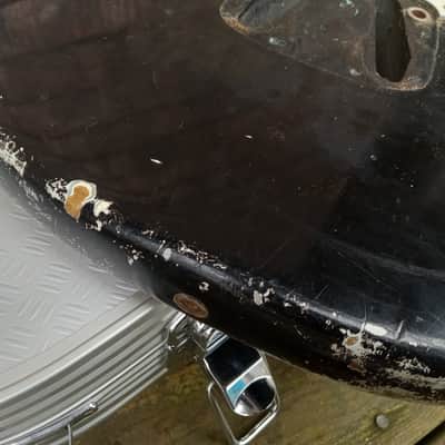 Vintage 1966 Fender Mustang Electric Guitar Body/Neck Husk Project w/ Stone Hardshell Case! image 6