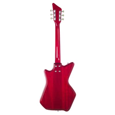 Airline Guitars Jetsons 2P FM Cherry Burst Flame image 10