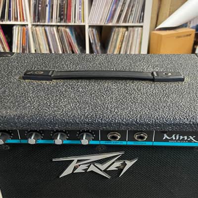 Peavey Minx 110 Bass Combo Teal Stripe Late 80's - Early 90's image 2