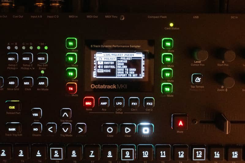 Elektron Octatrack MkII Dynamic 8-Track Performance Sampler 2020 Black image 1