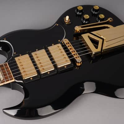 Gibson SGS3 - Limited Edition - 2015 - Sideways Vibrola - Ebony Black w/OHSC image 12