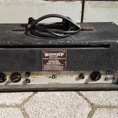 Matamp Slave unit 100w ultra rare 1970-1975 black transistor plexi amp early serial image 2