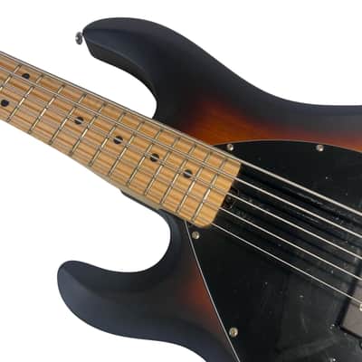Sterling StingRay 5 SUB Series Left-Handed 5-String Bass Guitar - Sunburst image 8