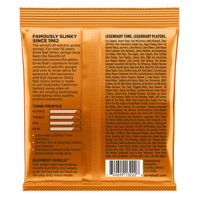3 Pack Sets Ernie Ball 2222 Hybrid Slinky Electric Guitar Strings 9-46 3222 image 2
