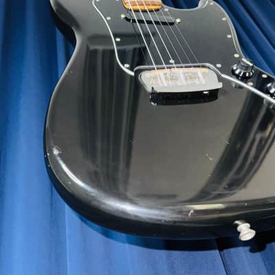 Fender Musicmaster with Rosewood Fretboard 1977 - 1980 - Black image 8