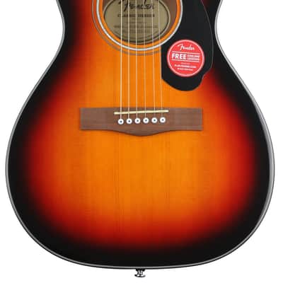 Fender CP-60S Parlor Acoustic Guitar - Sunburst image 1