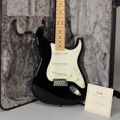 2017 Fender American Professional Stratocaster Black w/OHSC image 1