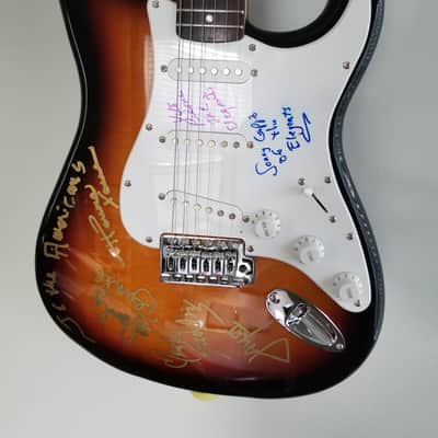 Jay and the Americans Signed Squier Bullet Stratocaster by Fender image 3