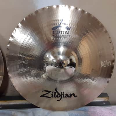 Zildjian 15" A Custom Mastersound Hi-Hat Cymbals (Pair) 2004 - Present - Brilliant image 9