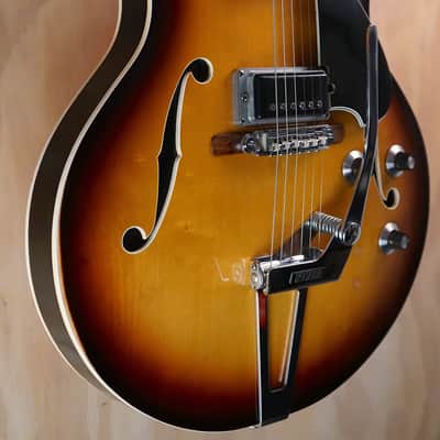 1968 Yamaha SA-30T Sunburst Vintage Semi-Hollow Electric Guitar – Very Good Condition image 2