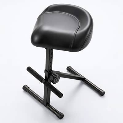 5 Core Guitar Stool 4 Inch Padded Drum Throne Adjustable Musician Seat for Drummers Guitarist image 11