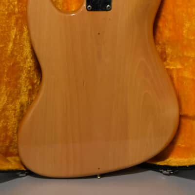 1973 Fender Precision/Jazz Partscaster Bass Fretless Natural w/HSC image 4