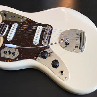 Fender Jaguar Left-Handed Lefty Vintage White image 3