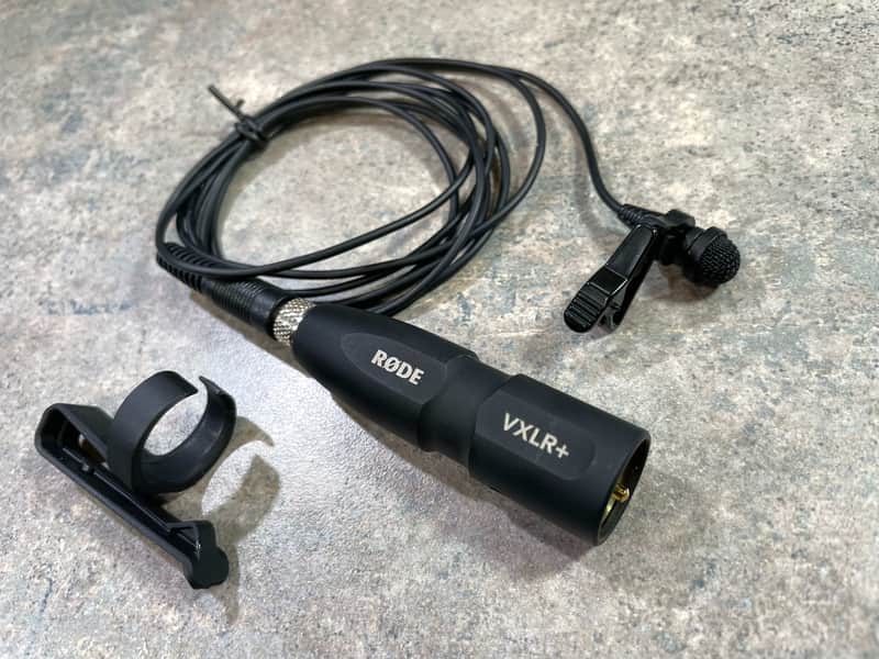 Sennheiser ME 2-II Lavalier Microphone with Rode VXLR+ adapter image 1