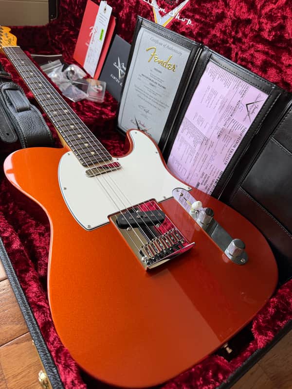 2025 Fender Custom Shop Telecaster W25 Custom Deluxe NOS Limited Edition - Fire Mist Orange image 1