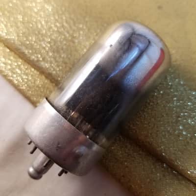 Sylvania Matched Pair (2) 7N7 Loktal tNOS AT1000 TESTED Vacuum Tubes greyglass T9 Bad Boy 3-hole dual triode (like 6SN7) 1952-1953 image 22
