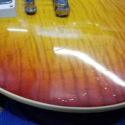 used 2016 Gibson Custom Shop True Historic 1960 Les Paul Reissue R0 in Vintage Cherry Sunburst, Very Good Condition image 13