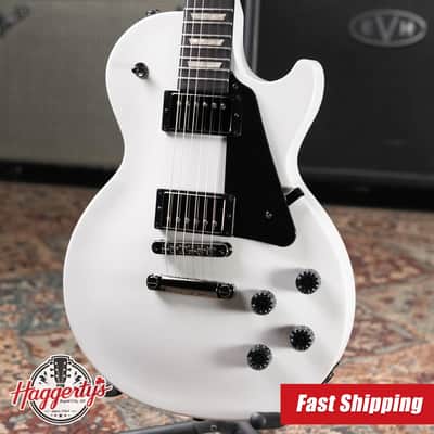 Gibson Les Paul Studio Modern Electric Guitar - Worn White with Gig Bag image 1