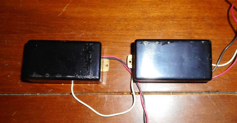 Schecter Super Rock Humbucking pickup set 1980's - Black image 1
