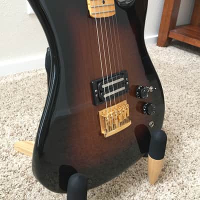 1981 Kramer Pacer Guitar Tobacco Burst "Strat Head" in excellent condition with OHSC image 2