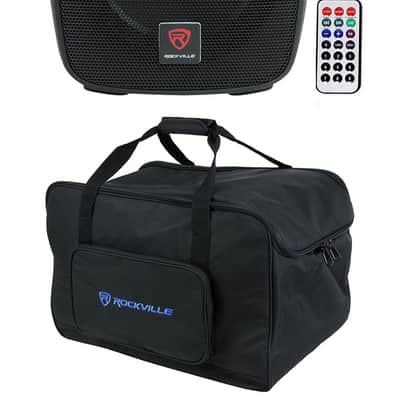 Rockville BPA10 10" 400 Watt DJ PA Speaker w/ Bluetooth+Carry Bag image 1