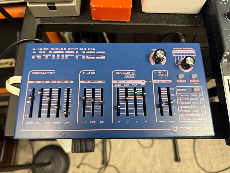 Dreadbox Nymphes 6-voice Desktop Analog Synthesizer 2021 - Present - Blue